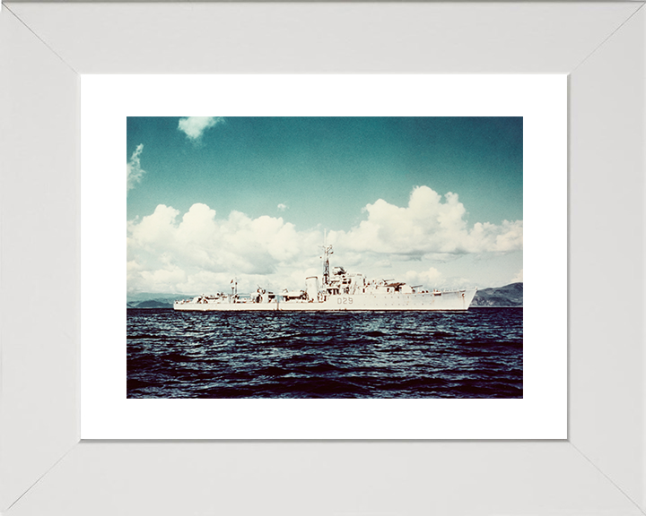 HMS Charity (D29) Royal Navy C Class Destroyer Starboard Beam View Photo Print Wall Art Decor Posters, Prints, & Visual Artwork Hampshire Prints 10 x 8 White Frame Yes