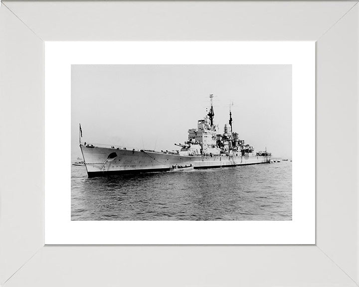 HMS Vanguard (23) Royal Navy fast battleship Photo Print or Framed Print - Hampshire Prints