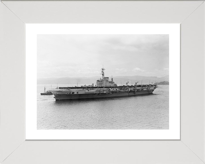 HMS Indefatigable (R10) Photo Print - Wellington 1945 - Royal Navy Implacable Class Aircraft Carrier