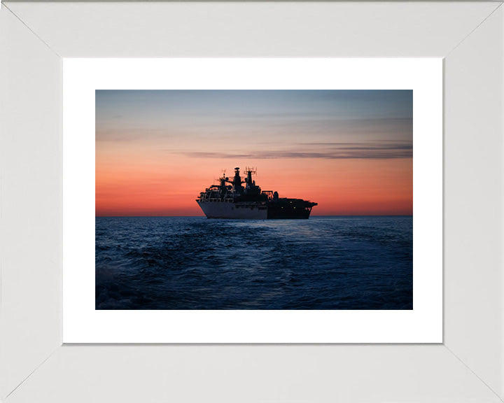 HMS Albion L14 Royal Navy Albion Class amphibious ship Photo Print or Framed Print - Hampshire Prints