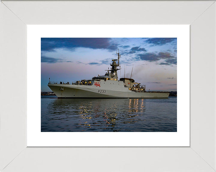 HMS Tamar P233 | Photo Print | Framed Print | River Class | Patrol Vessel | Royal Navy Hampshire Prints