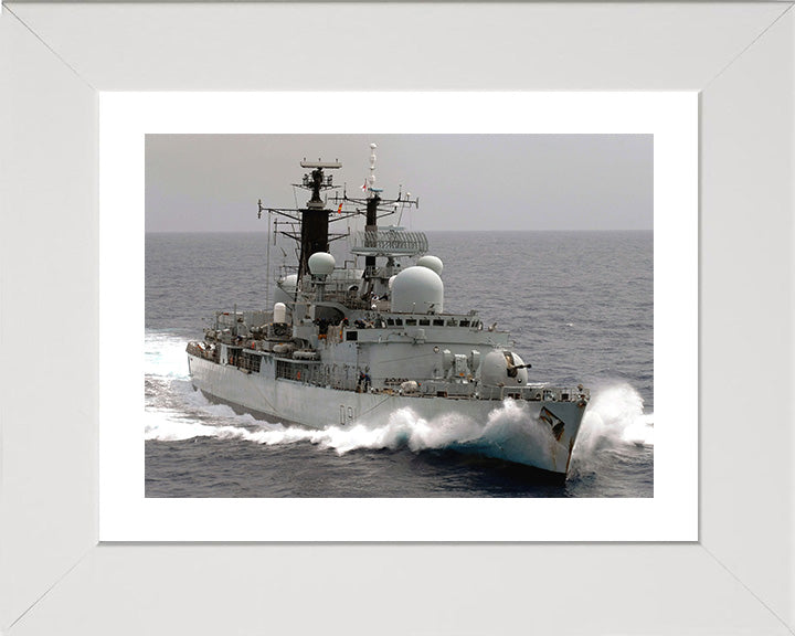 HMS Nottingham D91 Royal Navy Type 42 destroyer Print or Framed Photo Print - Hampshire Prints