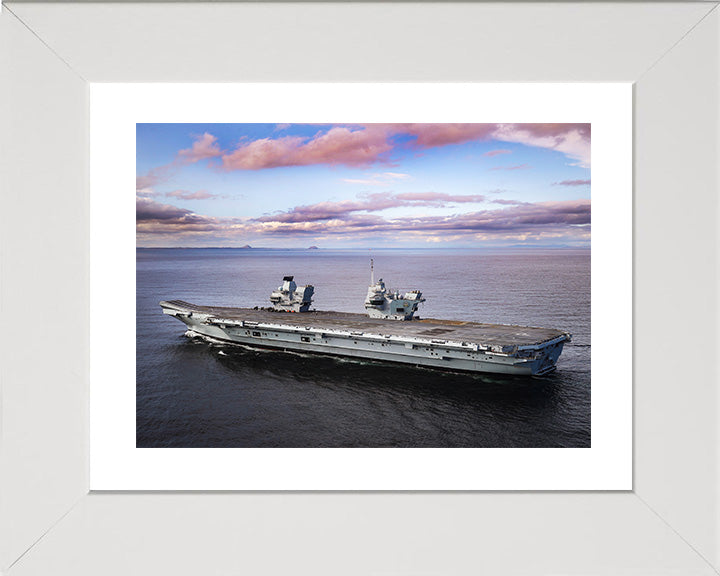HMS Prince of Wales R09 | Photo Print | Framed Print | Queen Elizabeth Class | Aircraft Carrier | Royal Navy Hampshire Prints