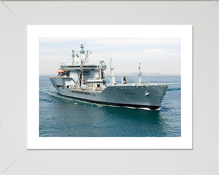 RFA Wave Knight (A389) Photo Print - At Sea July 2006 - Royal Fleet Auxiliary Wave Class Tanker Posters, Prints, & Visual Artwork Hampshire Prints 10 x 8 White Frame Yes