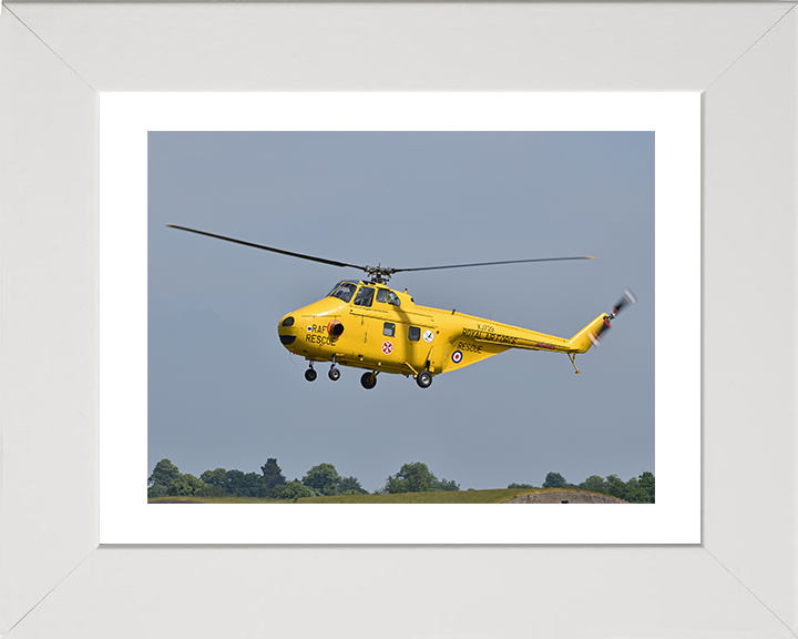 RAF Westland Whirlwind HAR10 in Flight 2018 Photo Print - Royal Air Force Aircraft Posters, Prints, & Visual Artwork Hampshire Prints 10 x 8 White Frame Yes