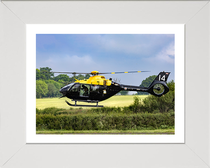 RAF Juno HT1 Helicopter Photo Print - Royal Air Force Aircraft Hampshire Prints 10 x 8 White Frame Yes