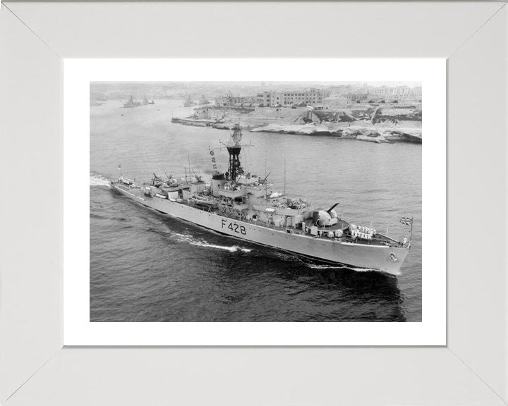 HMS Loch Alvie F428 (K428) Royal Navy Loch class frigate Photo Print or Framed Print - Hampshire Prints