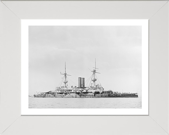 HMS Hood | Photo Print | Framed Print | Sovereign Class | Pre Dreadnought | Battleship | Royal Navy Hampshire Prints