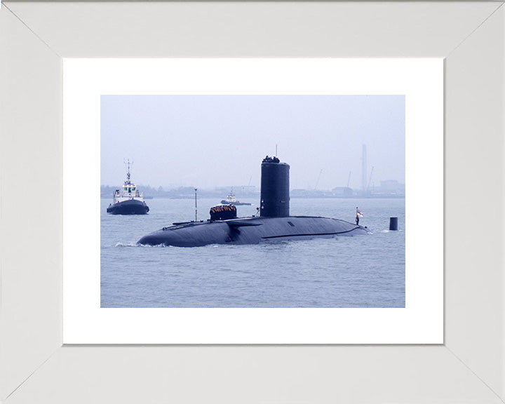 HMS Conqueror S48 Royal Navy Churchill class Submarine Photo Print or Framed Print - Hampshire Prints