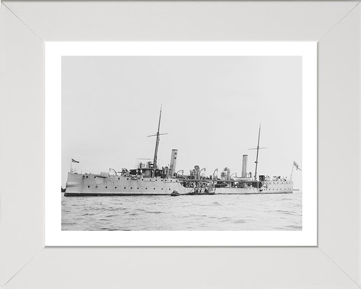 HMS Harrier (1894) | Photo Print | Framed Print | Drayad Class | Gunship | Royal Navy Hampshire Prints