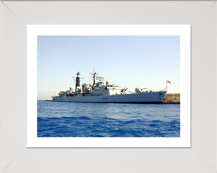 HMS Newcastle (D87) Photo Print - Rhodes 2000 - Royal Navy Type 42 Destroyer