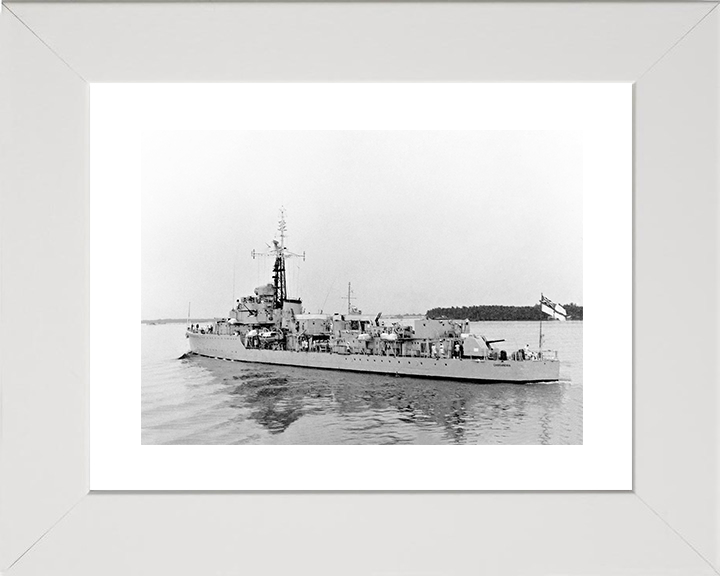 HMS Cassandra (D10) Royal Navy C Class Destroyer Port Quarter View Photo Print Wall Art Decor Posters, Prints, & Visual Artwork Hampshire Prints 10 x 8 White Frame Yes