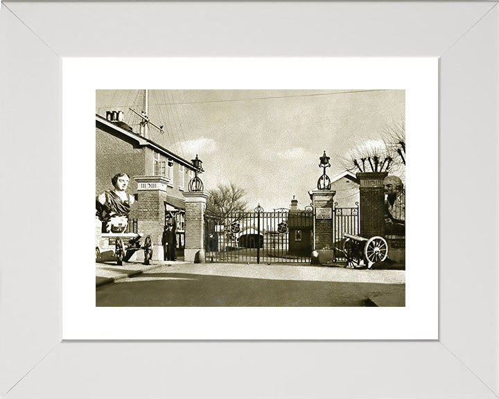 HMS Ganges Main Gate | Photo Print | Framed Print | Poster | Training Establishment | Royal Navy Hampshire Prints