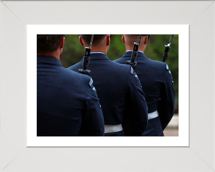 RAF Regiment on Parade Photo Print - Royal Air Force Hampshire Prints 10 x 8 White Frame Yes