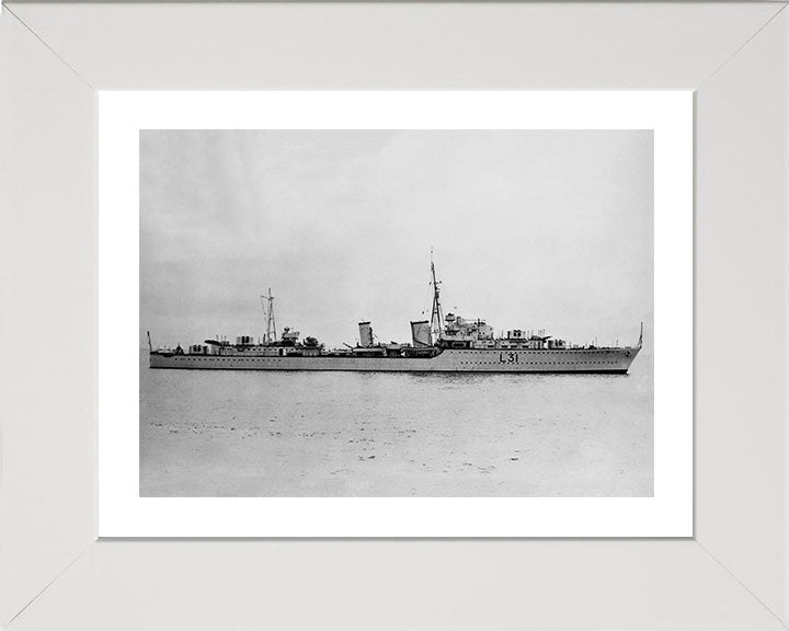 HMS Mohawk F31 Royal Navy Tribal class destroyer Photo Print or Framed Print - Hampshire Prints