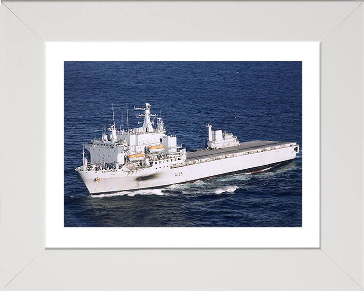 RFA Argus (A135) Photo Print - Underway 2009 - Royal Fleet Auxiliary Casualty Class Ship Posters, Prints, & Visual Artwork Hampshire Prints 10 x 8 White Frame Yes