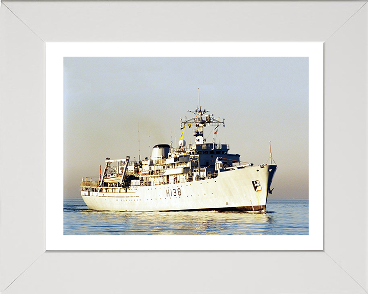 HMS Herald H138 | Photo Print | Framed Print | Hecla Class | Survey Vessel | Royal Navy Hampshire Prints