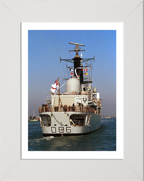 HMS Birmingham (D86) Photo Print - Pays Off 1999 - Royal Navy Type 42 destroyer