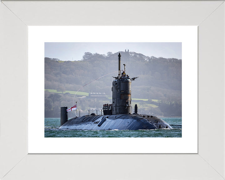 HMS Trenchant S91 Royal Navy Trafalgar class Submarine Photo Print or Framed Print - Hampshire Prints