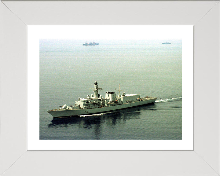 HMS Sutherland (F81) Photo Print - At Sea 2000 - Royal Navy Type 23 Frigate