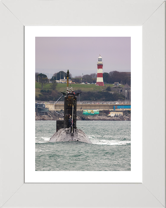 HMS Triumph (S93) Photo Print - Devonport 2024 - Royal Navy Trafalgar Class Submarine