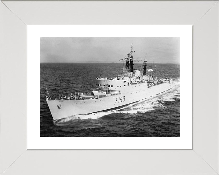 HMS Wakeful (F159) Photo Print - At Sea 1966 - Royal Navy Type 15 Frigate Posters, Prints, & Visual Artwork Hampshire Prints 10 x 8 White Frame Yes