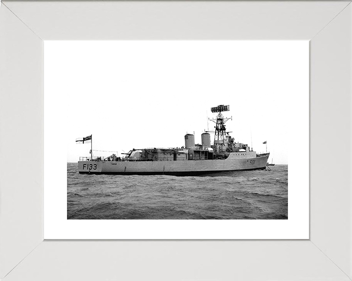 HMS Tartar (F133) Photo Print - At Sea 1963 - Royal Navy Tribal Class Frigate