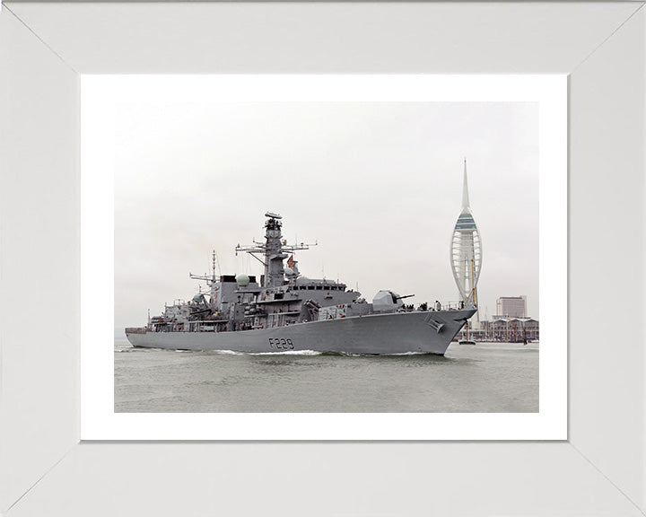 HMS Lancaster F229 Royal Navy Type 23 frigate Photo Print or Framed Print - Hampshire Prints