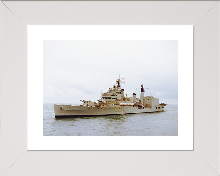 HMS Blake (C99) Royal Navy Tiger Class Light Cruiser Starboard View Photo Print Wall Art Decor Posters, Prints, & Visual Artwork Hampshire Prints 10 x 8 White Frame Yes