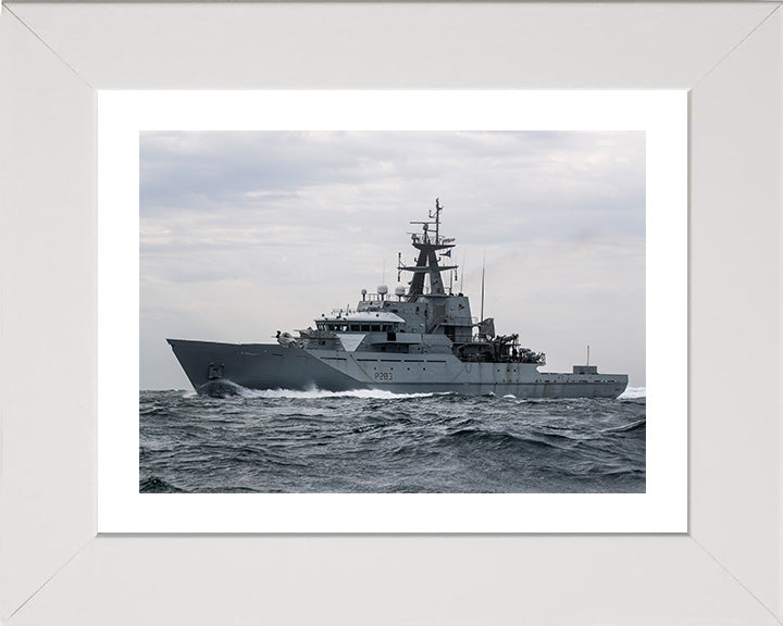 HMS Mersey P283 Royal Navy River Class patrol vessel Photo Print or Framed Photo Print - Hampshire Prints