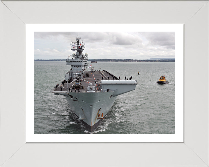HMS Illustrious R06 | Photo Print | Framed Print | Invincible Class | Aircraft Carrier | Royal Navy Hampshire Prints