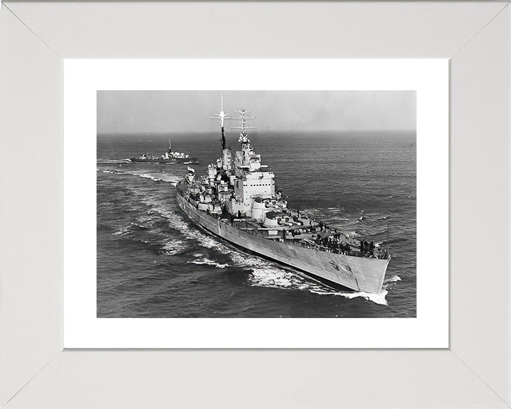 HMS Vanguard (23) Royal Navy fast battleship Photo Print or Framed Print - Hampshire Prints