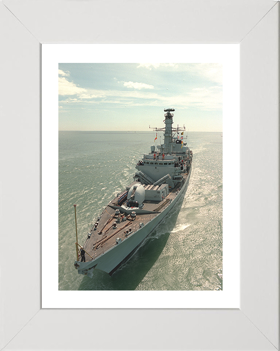 HMS Westminster (F237) Photo Print - Homecoming 2001 - Royal Navy Type 23 Frigate