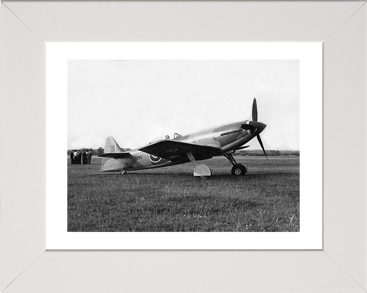 RAF Martin-Baker MB-3 Plane on the Ground Photo Print - Royal Air Force Aircraft Posters, Prints, & Visual Artwork Hampshire Prints 10 x 8 White Frame Yes