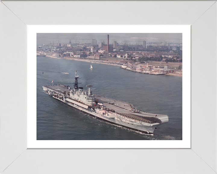 HMS Hermes R12 | Photo Print | Framed Print | Centaur Class | Aircraft Carrier | Royal Navy Hampshire Prints