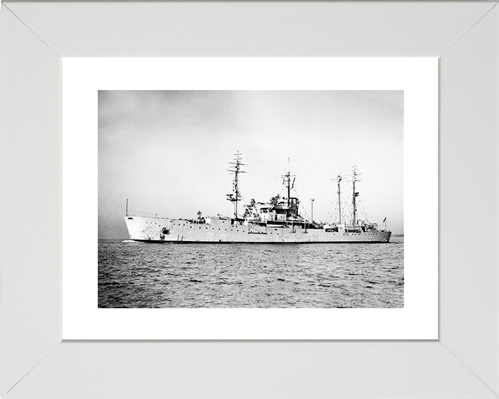 HMS Boxer (F121) Royal Navy Landing Ship Port Side View Photo Print Wall Art Decor Posters, Prints, & Visual Artwork Hampshire Prints 10 x 8 White Frame Yes