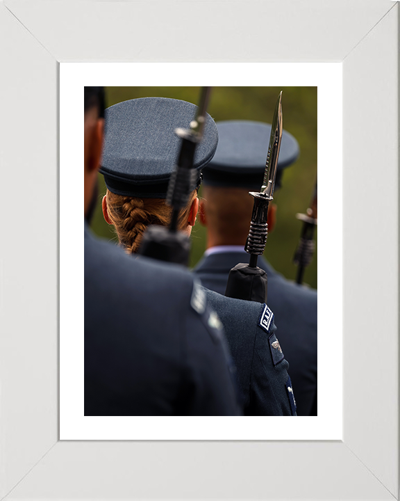 RAF Regiment on Parade Photo Print - Royal Air Force Hampshire Prints 10 x 8 White Frame Yes