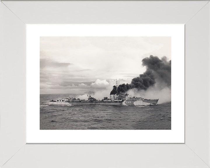 HMS Quail G45 | Photo Print | Framed Print | Q Class | Destroyer | Royal Navy Hampshire Prints