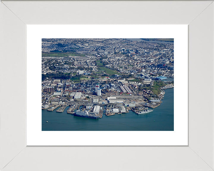 HMNB Plymouth (Devonport) Photo Print | Framed Print | Aerial Photo | Royal Navy Hampshire Prints