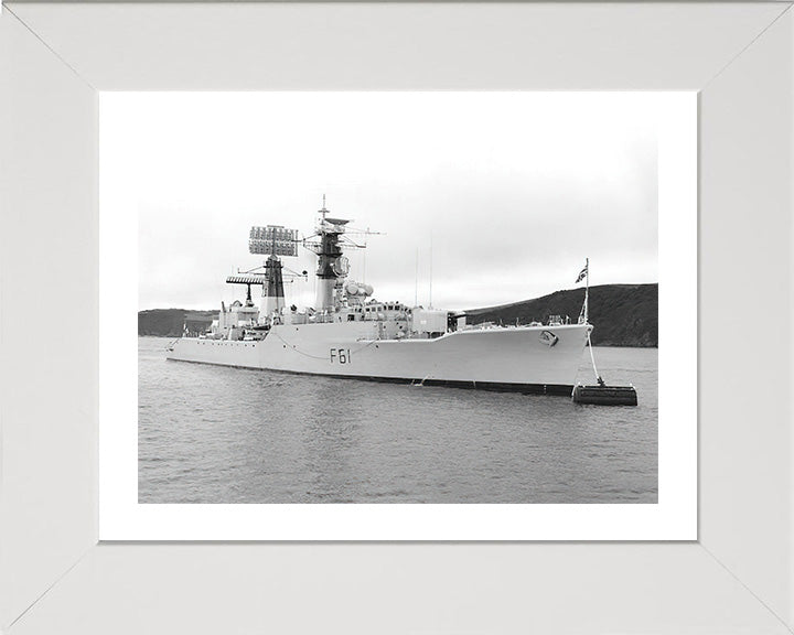 HMS Llandaff F61 Royal Navy Salisbury class Frigate Photo Print or Framed Print - Hampshire Prints