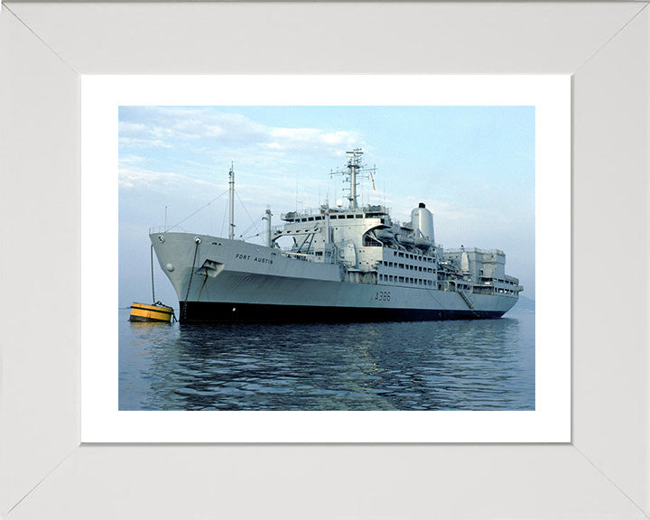 RFA Fort Austin A386 | Photo Print | Framed Print | Fort Rosalie Class | Royal Fleet Auxiliary Hampshire Prints