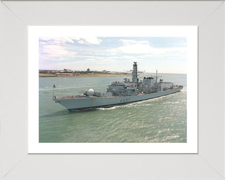 HMS Westminster (F237) Photo Print - Off Portsmouth 2001 - Royal Navy Type 23 Frigate