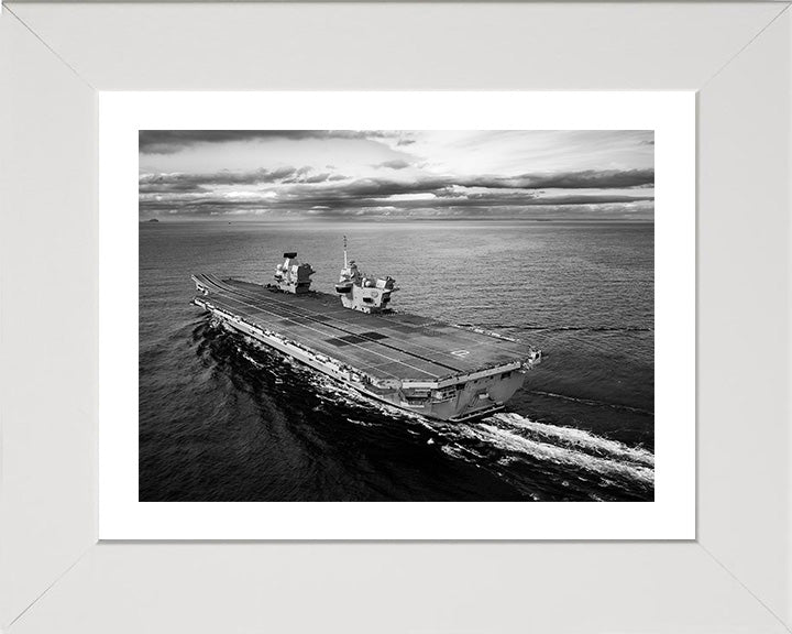 HMS Prince of Wales R09 | Photo Print | Framed Print | Queen Elizabeth Class | Aircraft Carrier | Royal Navy Hampshire Prints