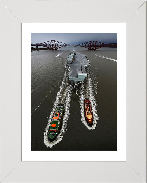 HMS Queen Elizabeth R08 Royal Navy Queen Elizabeth Class Aircraft Carrier Photo Print or Framed Photo Print - Hampshire Prints