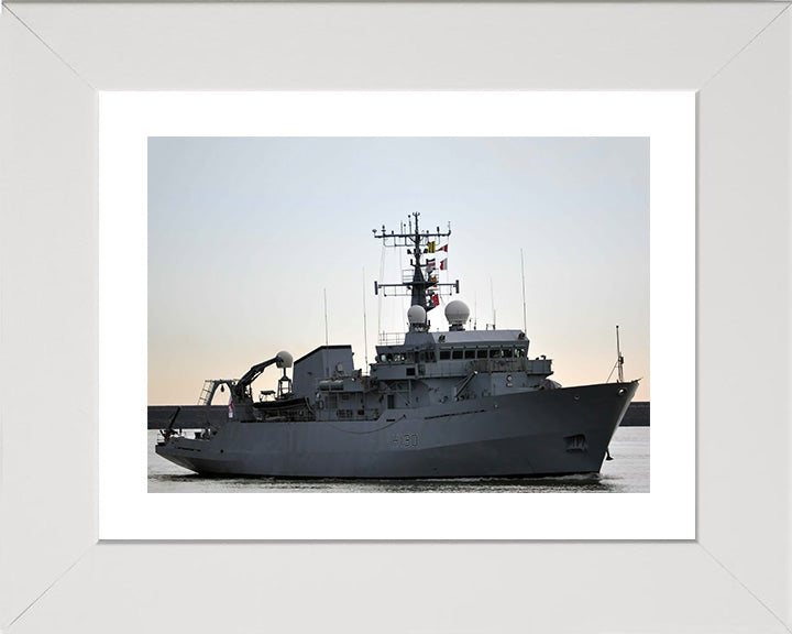 HMS Roebuck H130 | Photo Print | Framed Print | Coastal Survey Vessel | Royal Navy Hampshire Prints