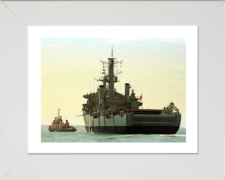HMS Fearless (L10) Photo Print - Under Tow 2001 - Royal Navy Fearless Class Landing Platform Dock