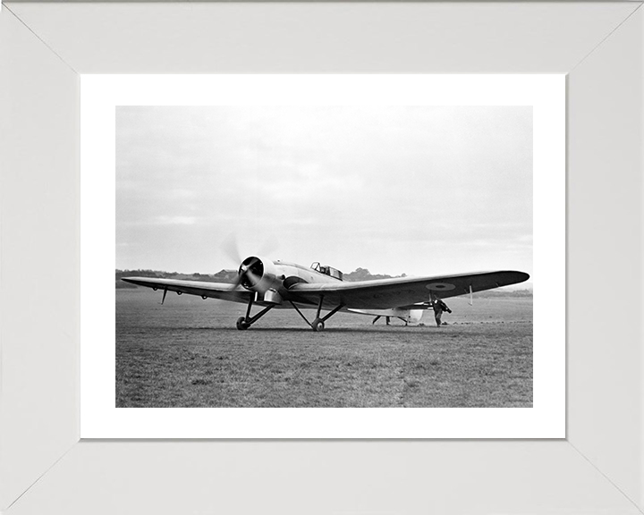 RAF Bristol Type 138 Plane Photo Print - Royal Air Force Aircraft Hampshire Prints 10 x 8 White Frame Yes