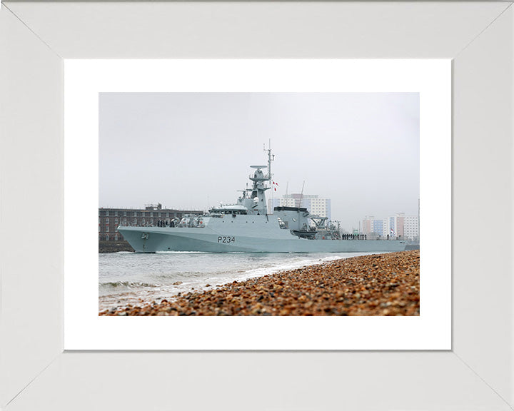 HMS Spey P234 Royal Navy River class patrol vessel Photo Print or Framed Print - Hampshire Prints