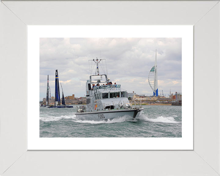 HMS Dasher (P280) Photo Print - Southsea 2015 - Royal Navy Archer Class P2000 Patrol Vessel Posters, Prints, & Visual Artwork Hampshire Prints 10 x 8 White Frame Yes