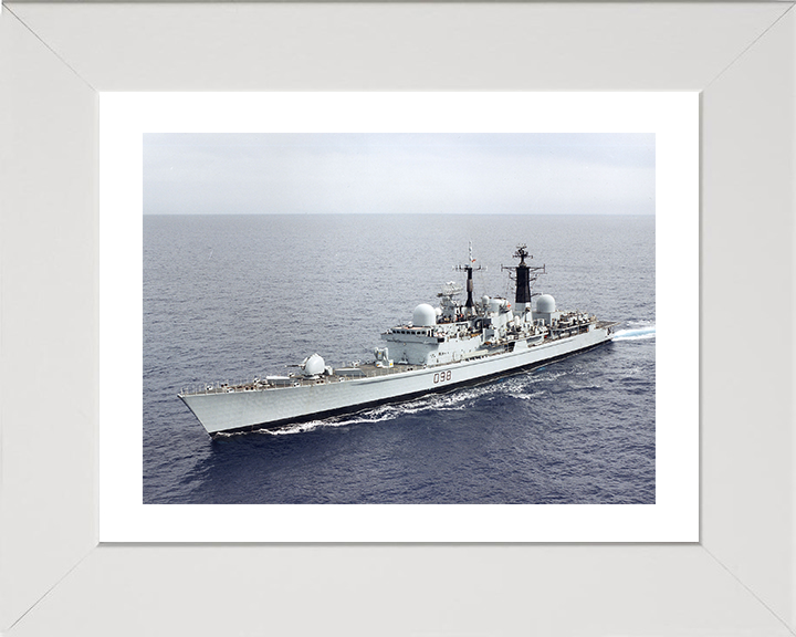HMS York (D98) Photo Print - Port Side View 2002 - Royal Navy Type 42 Destroyer